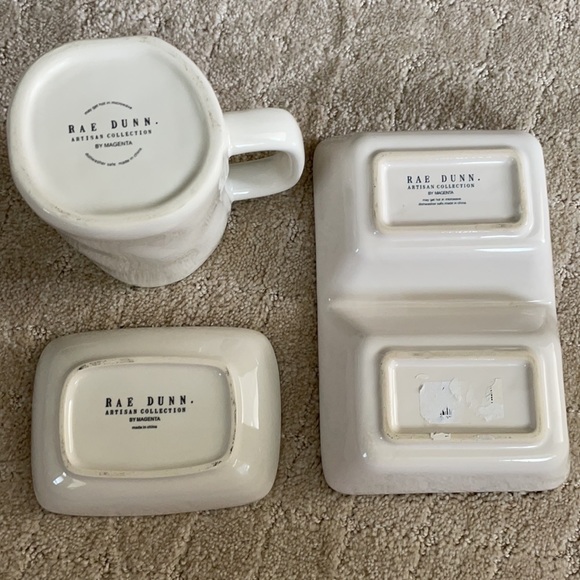 Rae Dunn 3-piece Mug & Tray Bundle! - Picture 4 of 6